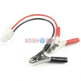 Male Tamiya Connector + Crocodile Clip with 16AWG Silicone Wire L150mm