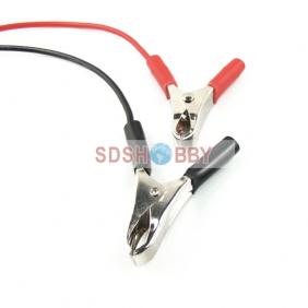 Male Tamiya Connector + Crocodile Clip with 16AWG Silicone Wire L150mm