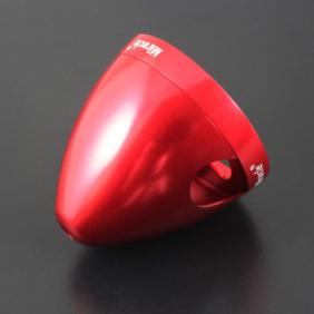 CNC Metal Electric Folding Spinner 2.25″/57mm with Super Light Weight for Electric Airplane -Red