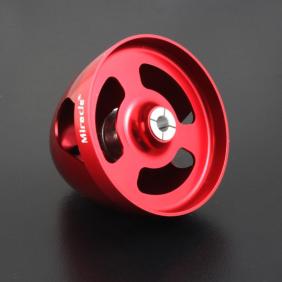 CNC Metal Electric Folding Spinner 2.25″/57mm with Super Light Weight for Electric Airplane -Red