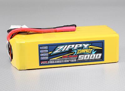 ZIPPY Compact 5000mAh 10S 25C Lipo Pack