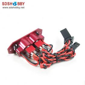 Twin Power Switch Red Color