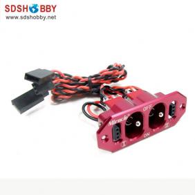 Twin Power Switch Red Color