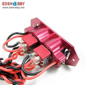 Twin Power Switch Red Color