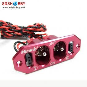 Twin Power Switch Red Color