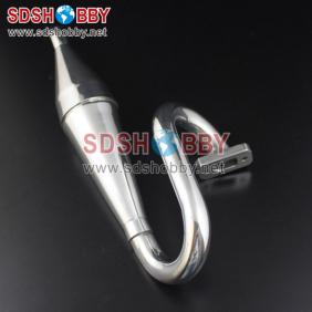 Aluminum Alloy Upgradable Exhaust Pipe for RC Model Gasoline Car CG94050