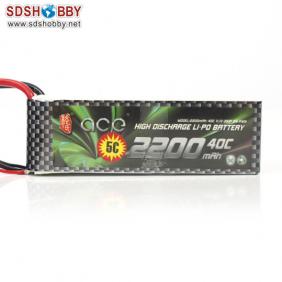 Gens ACE New Design High Quality 2200mAh 40C 3S 11.1V Lipo Battery with T Plug