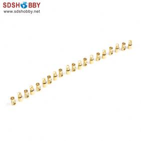 10 Pairs* 6.0mm Gold Coated Banana Connector Set for Battery/ Motor/ESC