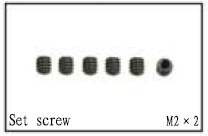 Set Screw M2x2 for SJM 180 Helicopter SC8006