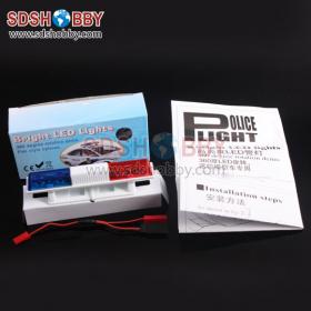 High Imitation RC 360 Degree Rotation Large Night Flash LED Light/Police Car Light for 1/8 1/10 1:8 1:10 RC Cars (Narrow Type)