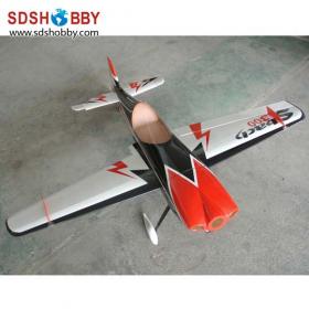 New 30% Scale 88in Sbach 300 50cc Carbon Fiber Version RC Gasoline Airplane/Petrol Airplane ARF-Red & Black Color