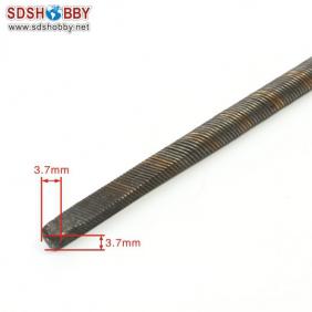 Flexible Axle (Round & Square) in Reverse Dia. =φ4.76 Side=3.7X3.7mm Length=500mm for RC Model Boat