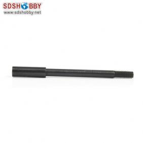 Drive Shaft with Teeth/ Thread Length=65mm Dia.-A=4mm-3.18 Dia.-B=5.3mm Side=3.5X3.5mm for RC Model Boat