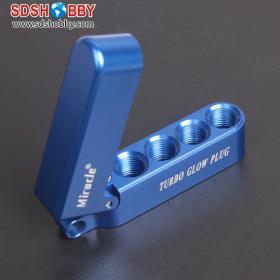 K-019 Turbo Glow Plug Storage Box-Blue Color