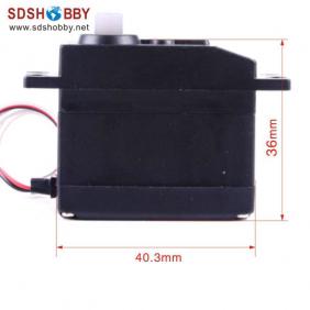 Spring RC Digital Servo S4405B 4.8kg/40g for Futaba 25T servo arm W/Metal Gear and Double Bearings