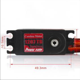 Power HD 8kg/48g High Torque Standard Sports Digital Servo HD-1207TG for Airplanes, Helicopters, Cars and Boats