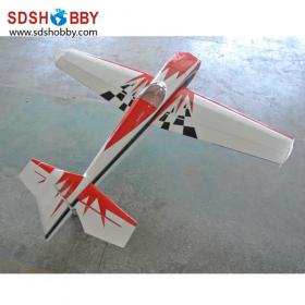 NEW 30% Scale 87in Slick 540 50cc Carbon Fiber Version Super 3D RC Gasoline Airplane/Petrol Airplane ARF-Red & White Color