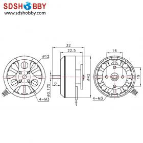 iFlight Gimbal Brushless Motor GBM3508-130T for RC Multicopter