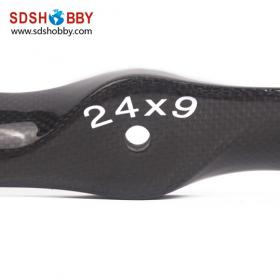 2 Blades Carbon Fiber Propeller 24*9 for RC Gasoline Airplane