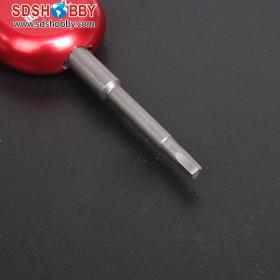 Miracle Triangle Hex Wrench 1.5mm/ 2.0mm/ 2.5mm-Red Color