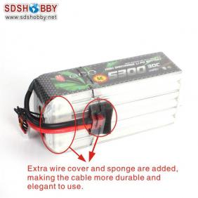 Gens ACE New Design High Quality 5300mAh 30C 6S 22.2V Lipo Battery with T Plug