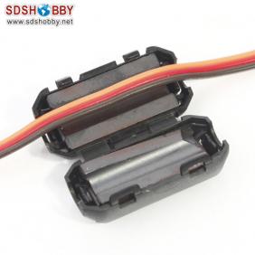 Steering Gear Line Servo Extension Cord  Anti-Interference Signal Strengthen Magnet Ring 5PCS Per Pack