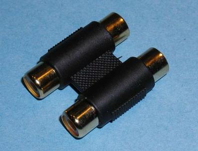 RCA Dual Coupler for Video/Audio