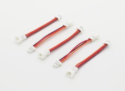 30mm Male Molex 1.25 to Female JST-SH 1.0mm (5pcs/bag)