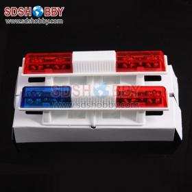 High Imitation RC 360 Degree Rotation Large Night Flash LED Light/Police Car Light for 1/8 1/10 1:8 1:10 RC Cars (Narrow Type)