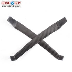 One Pair F3A Carbon Fiber Landing Gear with 3K Treatment for 120 Grade Nitro Airplanes