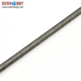 Flexible Axle (Round & Square) Positive Dia. =φ6.35 Side=5X5mm Length=360mm for RC Model Boat