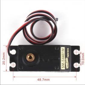 Spring Digital RC Servo S4481M 12.8kg/63g Aluminum Case/Metal Gear for Futaba 25T servo arm