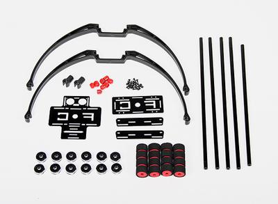 Deluxe Multifunction Anti-Brake Care-Free High Crab FPV Landing Gear Set (Black)