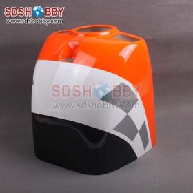 Cowl for 32% Extra330sc 50cc RC Gasoline Airplane (Orange & White) for AG347-C