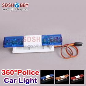 High Imitation RC 360 Degree Rotation Large Night Flash LED Light/ Police Car Lights for 1/8 1/10 1:8 1:10 RC Model Cars