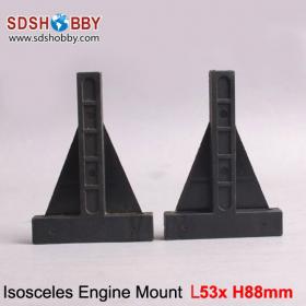 1pair* Isosceles Nylon Engine Mount L53x H88mm