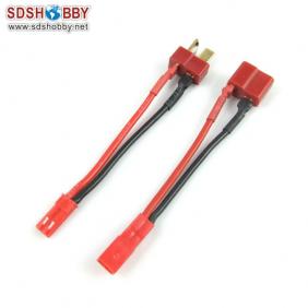 JST Plug + T Plug A+B with18AWG Silicone Cable L60mm