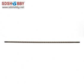 Flexible Axle (Both Square) Positive Dia. =φ6.35 Side=5X5mm Length=390mm for RC Model Boat