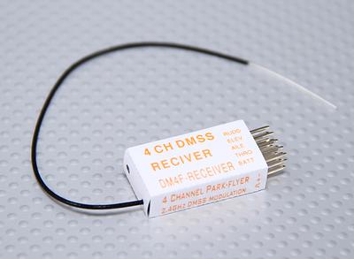 DM4F 4 channel DMSS Parkfly Receiver