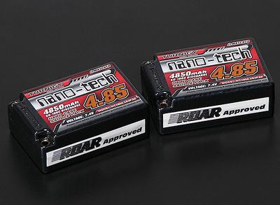 Turnigy nano-tech 4850mah 2S3P 50~100C Hardcase Lipo Saddle Pack (ROAR APPROVED)