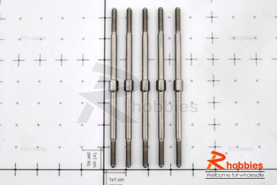 M3 x 73mm Stainless Steel Push Rod (5pcs/set)