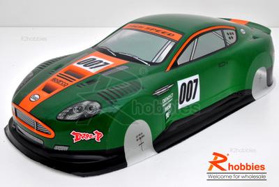 1/10 Aston Martin DBR9 PVC Analog Painted RC Car Body