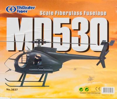 Thunder Tiger D-530 Military Anti-Tank Scale Fuselage (Raptor 50) TTR3837