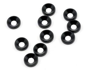 JQ Products M4 Countersunk Washer 10pcs (Black) JQPA037