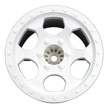 DE Racing Trinidad ST Wheels for Team Associated T4.1 / White DERSTAW