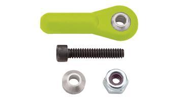 Dubro Heavy Duty Ball Link 4-40 w/Hardware Lime Green DUB2262-LG