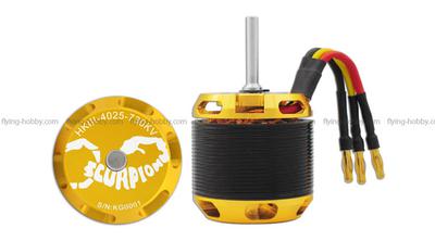 Scorpion Brushless Motor HKIII-4025-730KV(6mm)