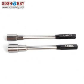 Eight-in-One Tool Kit with Aluminum Alloy Handle Outer/Inner Hexagonal Terminal +Handle