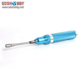 Eight-in-One Tool Kit with Aluminum Alloy Handle Outer/Inner Hexagonal Terminal +Handle