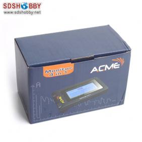 Voltage/Current/ Capacity 4 in 1 Monitor with USB Port